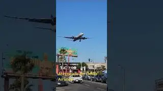 aterrizaje de avi&oacute;n de Delta Airlines en Estados Unidos. #aviation #travel #delta #california #plane