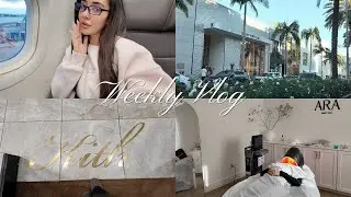 a week in my life in la | glowup treatments, catching flights, pr unboxing, girly chit chat and more