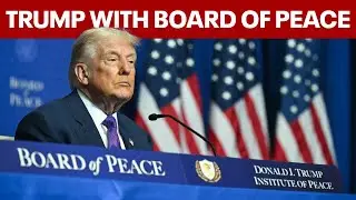 FULL: Trump unveils first meeting of Board of Peace with $7B in Gaza relief pledges