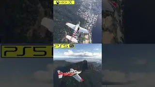 Microsoft Flight Simulator 2024 Beta PS5 Pro vs Xbox Series X Graphics Comparison