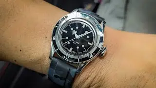 Watch U Strappin'?! Ep. 417 - Serica 5303-1 on StrapHabit Black Camo FKM Rubber Strap