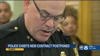 Tampa Police Chief's new contract authorization postponed over technical questions