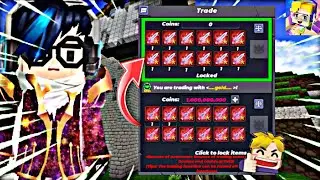 🔥 Rich Trade 🤑🔥 BlockManGo SkyBlock | How to Get Rich Trade | UjjwalBG | #viral  