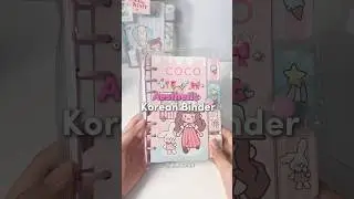 Aesthetic Pink Korean Binder 💖 Dhilla Stuff