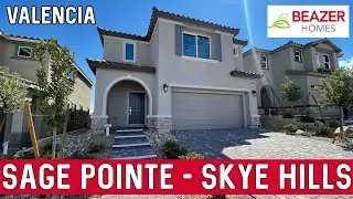Valencia Model $493k+, 4 Beds, 3 Baths, 2532 sq. ft. | Beazer Homes | Sage Point in Skye Hills
