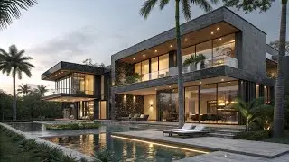 Inside a Stunning Ultra-Luxury Modern Mansion | Full House Tour with Pool & Glass Design