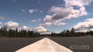 Aviators QUICK CLIP: VERY fast low overhead pass