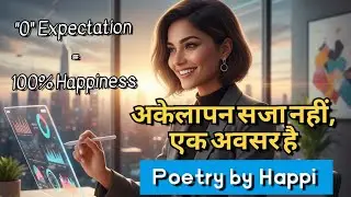 Tumhari Khushi, Tumhari Zimmedari | Aatmnirbharta Aur 0 Expectations | Self-Love Hindi Poetry