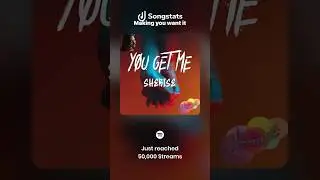 Celebrating 50,000+ streams for my song &lsquo;You Get Me&rsquo; 🎼💖✨ #yougetme #50000 #sherise