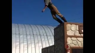 High fall from jail on the set of Tumblewee Crossing