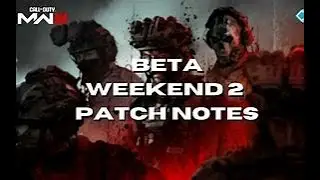 MW3 BETA PATCHNOTES... BUFF AND NERF!!!!
