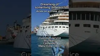 600+ Cruise Ship Jobs! Chefs, customer service, plumbers, & more!