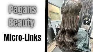 How To Install Micro-Link Hair Extensions on Straight Hair | Pagans Beauty