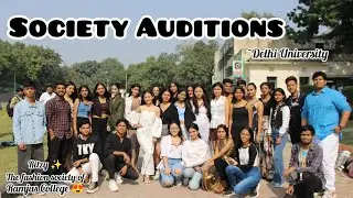 SOCIETY AUDITIONS IN DELHI UNIVERSITY | RITZY ~ THE FASHION SOCIETY OF RAMJAS COLLEGE