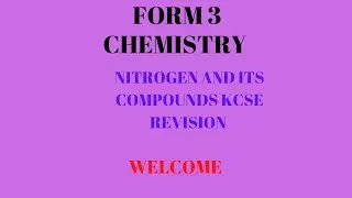 Nitrogen And Its Compounds. (Laboratory Preparation Of Ammonia & Nitric Acid)