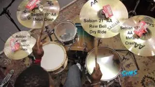 Sims Music Sabian Cymbal Demo