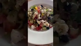 Healthy salads in our Villa with a view, love the Seychelles #travel #foodie