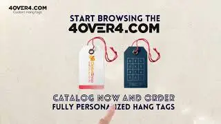 The Many Uses Of Custom Hang Tags | 4OVER4.COM
