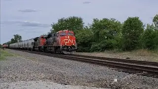 Trains On The CN Joliet Sub (Frankfurt IL).