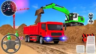 City Excavator Simulator 3D - City Jcb Construction Game - Android GamePlay #4