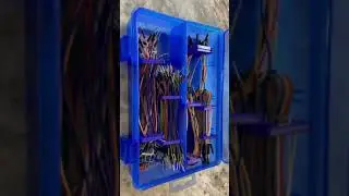 Satisfying jumper wire management 3D printed cable holders