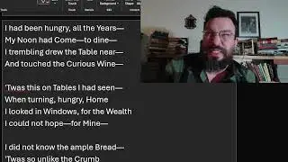 I Had Been Hungry All the Years by Emily Dickinson Analysis, Meaning Explained Review, Summary
