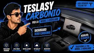 TESLASY - La dashboard in VERO CARBONIO per la tua Model 3 HIGHLAND