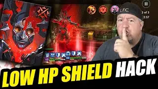 Faction Wars Level 21 Red Boss - LOW HP SHIELD TECHNIQUE Cheat in RAID: Shadow Legends