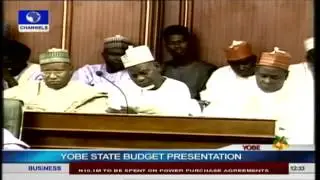 2014 BUDGET: Ibrahim Geidam, Yobe State Governor Proposes N102.9Bn Pt. 1