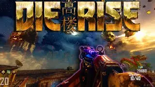 BLACK OPS 3 ZOMBIES: DIE RISE REMASTERED GAMEPLAY 4K! (NO COMMENTARY)