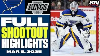St. Louis Blues at Los Angeles Kings | FULL Shootout Highlights - March 5, 2025