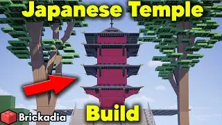 Building a Japanese Temple in Brickadia – Part 1 (Speedbuild)