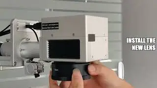 How to set Field Size/Workspace for New Fiber Laser Engraver Lens