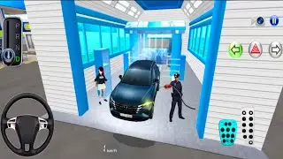 New Hybrid Hyundai Tucson Car in Washing & Gass Station - 3D Driving Class 2025 - Android gameplays