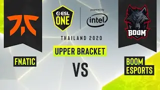 Dota2 - BOOM Esports vs. Fnatic - Game 1 - ESL One Thailand 2020 - Lower Bracket Final - Asia