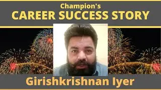 CAREER SUCCESS STORY | EMPLOYED WITH TCS ON COMPLETION OF TRAINING | GIRISHKRISHNAN IYER