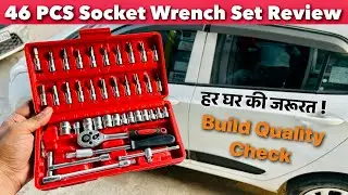 46 Pcs Socket Wrench Set Review & Build Quality Check | Socket Wrench Set 