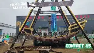 Pirate Ship Rides Manufactured and Tested at  Factory | High-Quality Amusement Rides
