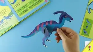 Slot-together Dinosaurs Book - includes 5 models - a perfect gift for dinosaur fans!