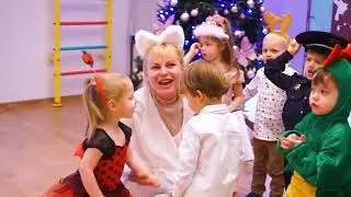Новогодний утренник в младшей группе сада Shalom baby 24.12.21