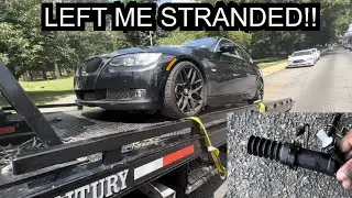 BMW 335xi Broke Down!! SlaveCylinder replacement and Bleeding Procedure!!