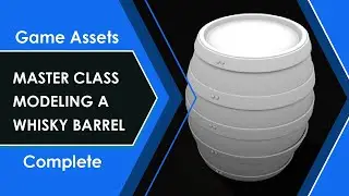 Autodesk Maya - Game Props Modeling - Barrel