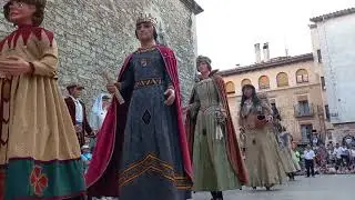 Ball en línia dels gegants de Moià || XLI Trobada de gegants de Moià 2023