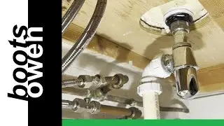 How to repair a dripping sink waste:  fixing a bodge job.