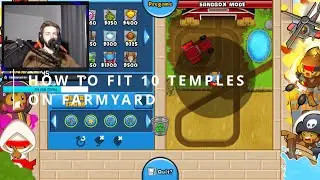 10 Temples on Farmyard | BTD Battles 1 Placement Guide
