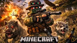 Hunting Alone in the Dark Forest 🔥 | Minecraft Survival