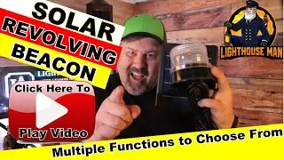 Multi Function Solar Revolving Beacon