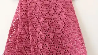 Crochet Shawl Design \ Filet Crochet Pattern | #crosiadesign #crochetpattern #crochettutorial
