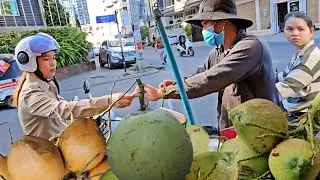 WOW! BEST SALE ! COCONUT CUTTING SKILLS #VIRAL 