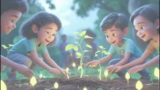 The Rainbow Garden Stop 🌈 (Episode 2: Learning Colors)  Fruit Train Adventure
